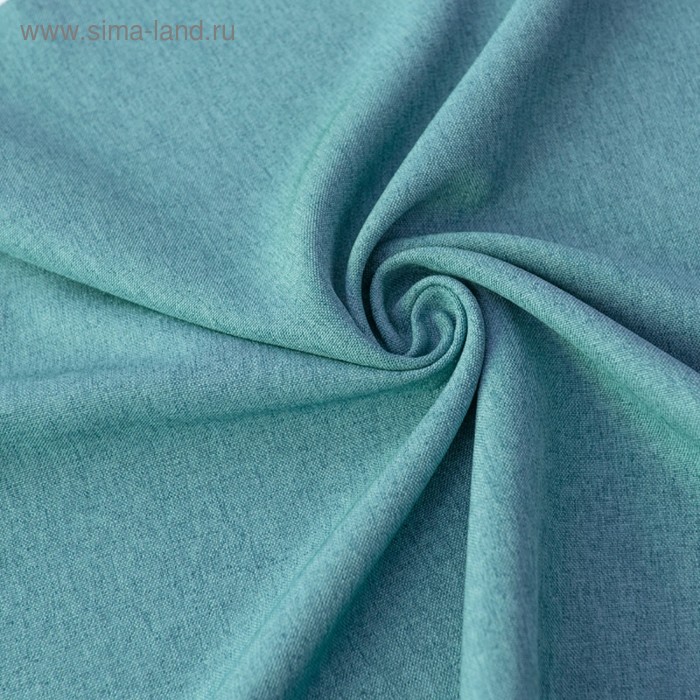 фото Комплект штор «ибица», размер 140 х 270 см - 2 шт, подхват - 2 шт, цвет голубой pasionaria