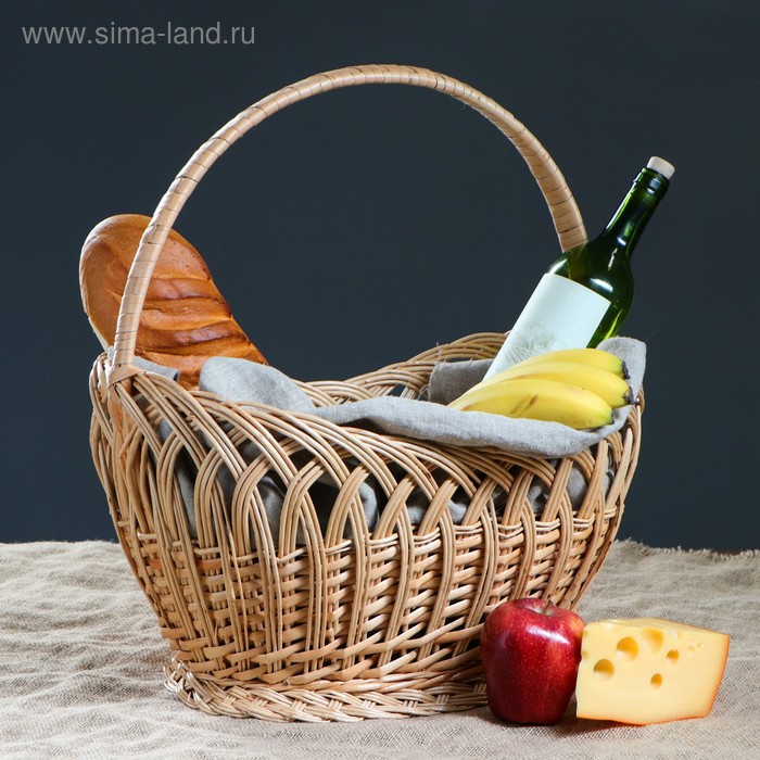 Корзина плетеная "Пасхальная", 44 х 32 х 48 см