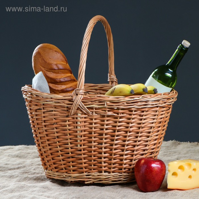 Корзина плетеная "Хозяюшка", 46 х 36 х 46 см
Корзина плетеная "Хозяюшка", 46 х 36 х 46 см