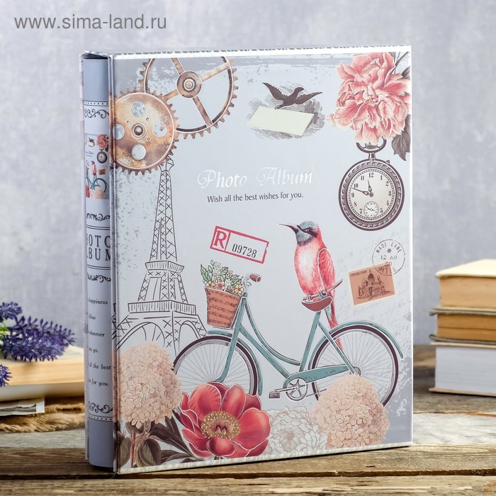 Фотоальбом на 200 фото 13х18 см "Велосипед и птица" в коробке, с зол.об МИКС 30х23,5х5,5 см 462883
Фотоальбом на 200 фото 13х18 см "Велосипед и птица" в коробке, с зол.об МИКС 30х23,5х5,5 см 462883