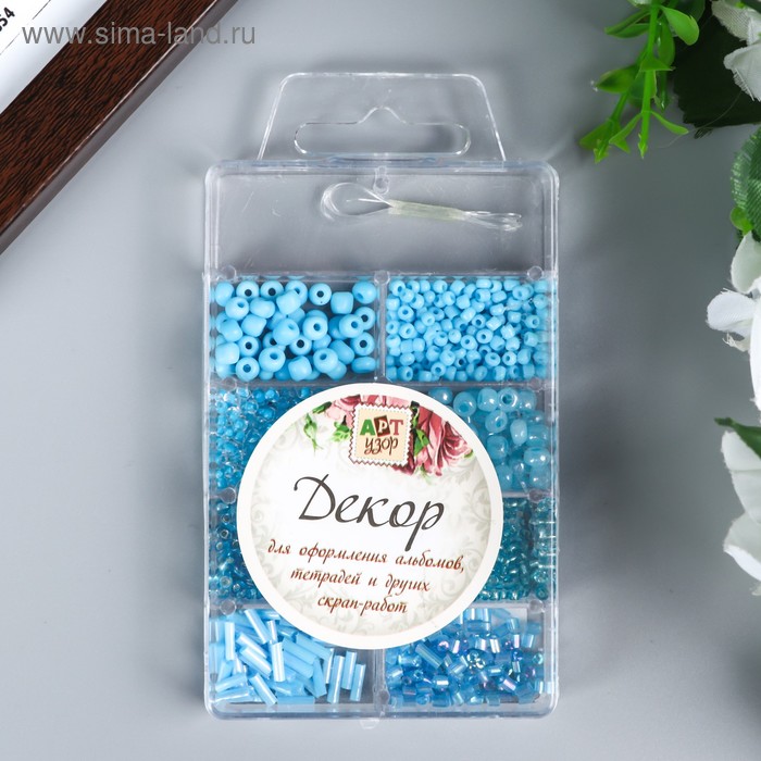 Набор бисера пластик + леска 1-2 м "Голубой" 6/0; 10/0; 12/0 1,2х9,5х6 см
Набор бисера пластик + леска 1-2 м "Голубой" 6/0; 10/0; 12/0 1,2х9,5х6 см