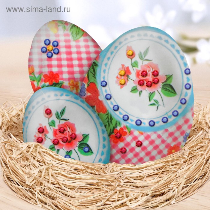 Набор для декорирования пасхальных яиц в технике декупаж
Набор для декорирования пасхальных яиц в технике декупаж