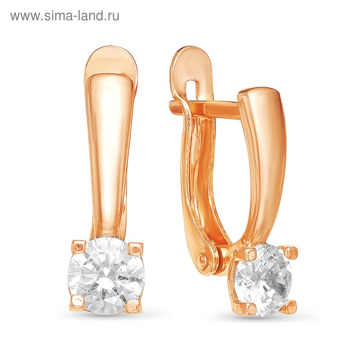 Серьги "Леденец", розовое золочение, цвет белый
Серьги "Леденец", розовое золочение, цвет белый