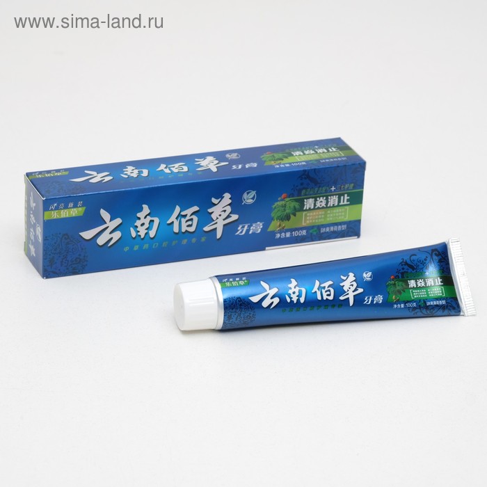 Зубная паста "Китайская традиционная на травах" с женьшенем 100 гр
Зубная паста "Китайская традиционная на травах" с женьшенем 100 гр