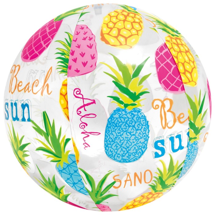 фото Мяч пляжный «узоры», d=51 см, от 3 лет, цвета микс, 59040np intex