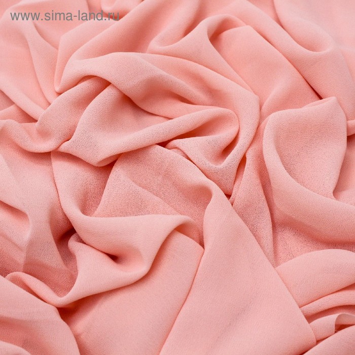 Ткань плательная, креп - шифон гладкокрашеный, ширина 150 см, персиковый
Ткань плательная, креп - шифон гладкокрашеный, ширина 150 см, персиковый