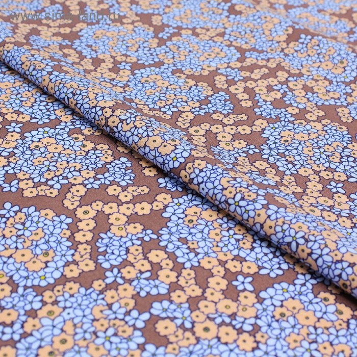 Ткань сорочечная, стрейч набивной, ширина 150 см, коричневый
Ткань сорочечная, стрейч набивной, ширина 150 см, коричневый