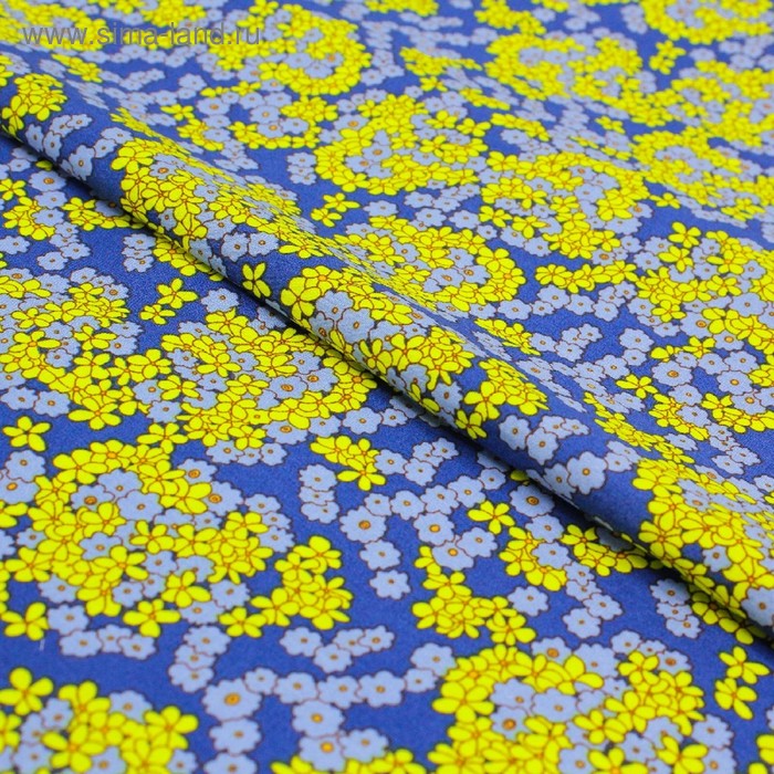 Ткань сорочечная, стрейч набивной, ширина 150 см, синий
Ткань сорочечная, стрейч набивной, ширина 150 см, синий