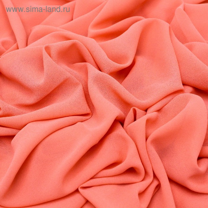 Ткань плательная, креп - шифон гладкокрашеный, ширина 150 см, коралловый
Ткань плательная, креп - шифон гладкокрашеный, ширина 150 см, коралловый