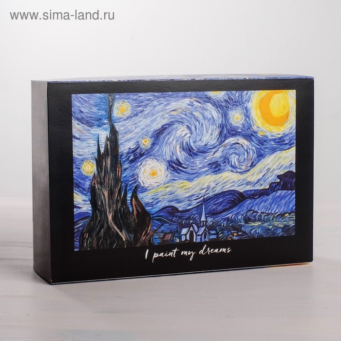 Коробка складная «Звёздная ночь», 16 × 23 × 7.5 см
Коробка складная «Звёздная ночь», 16 × 23 × 7.5 см