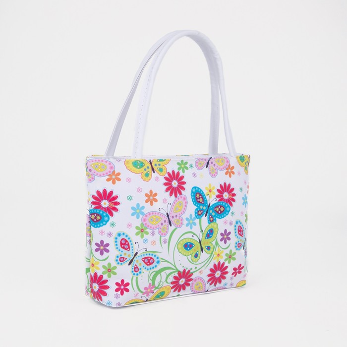 Сумка детская на молнии, цвет белый
Сумка детская на молнии, цвет белый