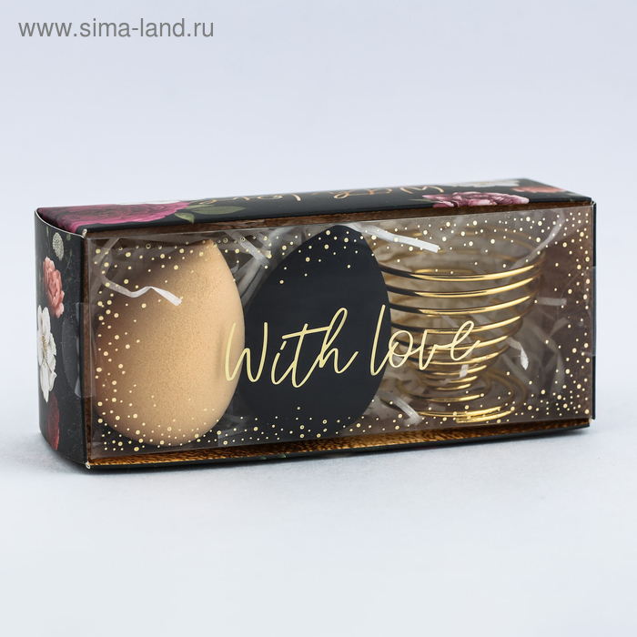 Набор спонжей для макияжа With love, 2 шт
Набор спонжей для макияжа With love, 2 шт