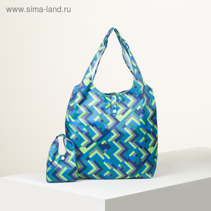 Сумка складная на кнопке, цвет синий
Сумка складная на кнопке, цвет синий
