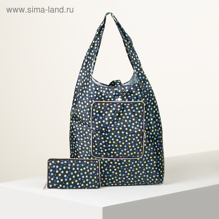 Сумка хозяйственная складная, в кошелёк, отдел на кнопке, цвет синий
Сумка хозяйственная складная, в кошелёк, отдел на кнопке, цвет синий