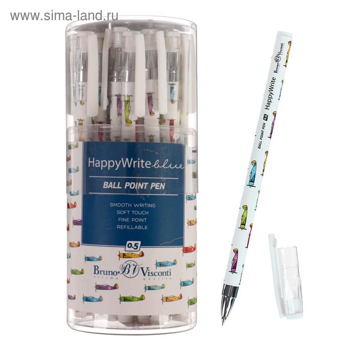 Ручка шариковая HappyWrite "Самолётики", узел 0.5 мм, синие чернила, матовый корпус Silk Touch
Ручка шариковая HappyWrite "Самолётики", узел 0.5 мм, синие чернила, матовый корпус Silk Touch