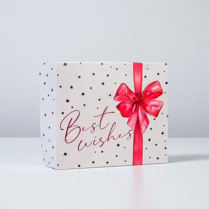 Коробочка для кондитерских изделий Best Wishes 17 × 20 × 6 см
Коробочка для кондитерских изделий Best Wishes 17 × 20 × 6 см