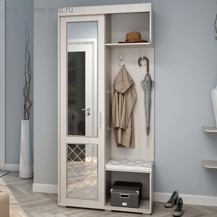 Прихожая Карина, универсальная, 1002х440х2176, Анкор светлый
Прихожая Карина, универсальная, 1002х440х2176, Анкор светлый
