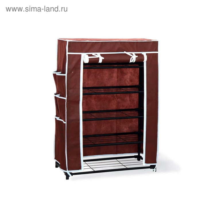Полка для обуви с чехлом, 600x300x900,темно-корич.
Полка для обуви с чехлом, 600x300x900,темно-корич.