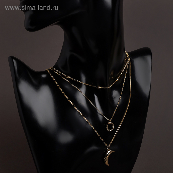 Кулон "Цепь" топ, полумесяц, цвет золото, 45см
Кулон "Цепь" топ, полумесяц, цвет золото, 45см