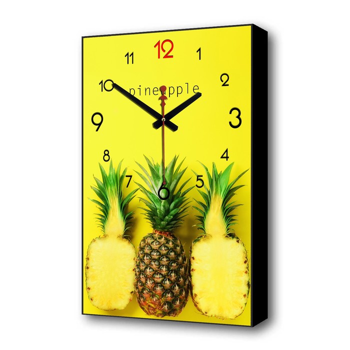 Часы-картина настенные, серия: Кухня, "Ананасы", 57 х 35 х 4 см 
Часы-картина настенные, серия: Кухня, "Ананасы", 57 х 35 х 4 см
