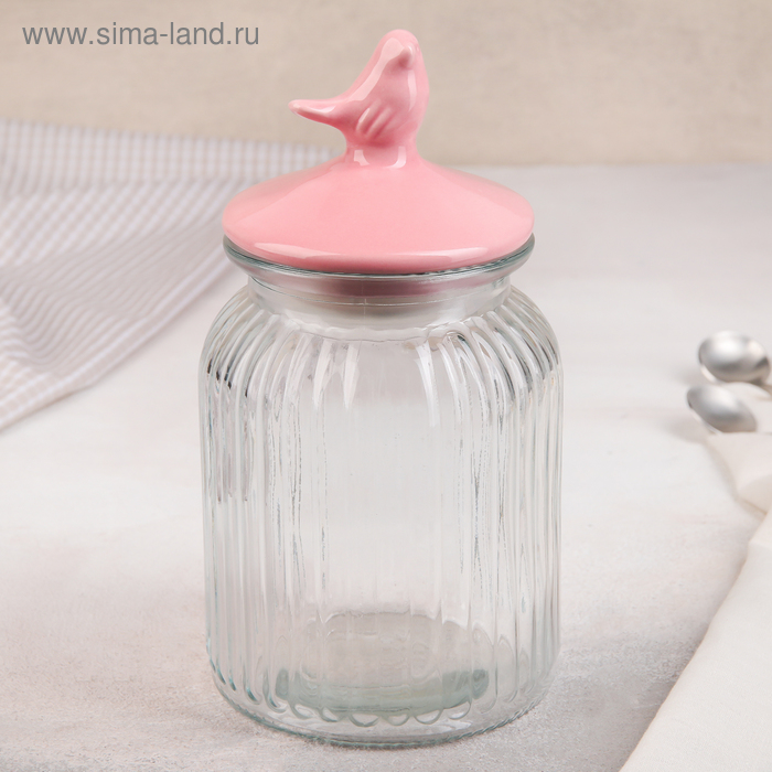 Банка для сыпучих продуктов «Птичка», 1,5 л, 11×24 см
Банка для сыпучих продуктов «Птичка», 1,5 л, 11×24 см