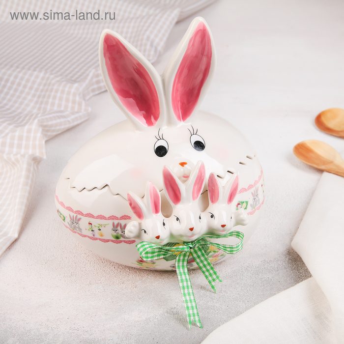 Конфетница «Пас×альный кролик», 15,5×12×19 см
Конфетница «Пас×альный кролик», 15,5×12×19 см