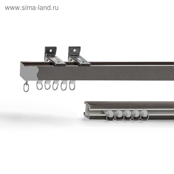 Карниз профильный алюминиевый однорядный, 160 см
Карниз профильный алюминиевый однорядный, 160 см