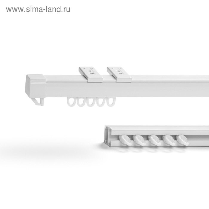 Карниз профильный пластиковый однорядный, 160 см
Карниз профильный пластиковый однорядный, 160 см
