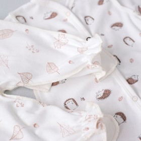 Комбинезон слип «Ёжики», рост 62-68 см, 2 шт. 
Комбинезон слип «Ёжики», рост 62-68 см, 2 шт.