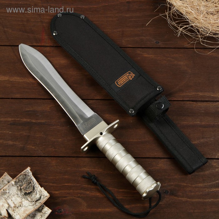 Нож для выживания "Змей" сталь - 420, рукоять - металл, 34 см
Нож для выживания "Змей" сталь - 420, рукоять - металл, 34 см