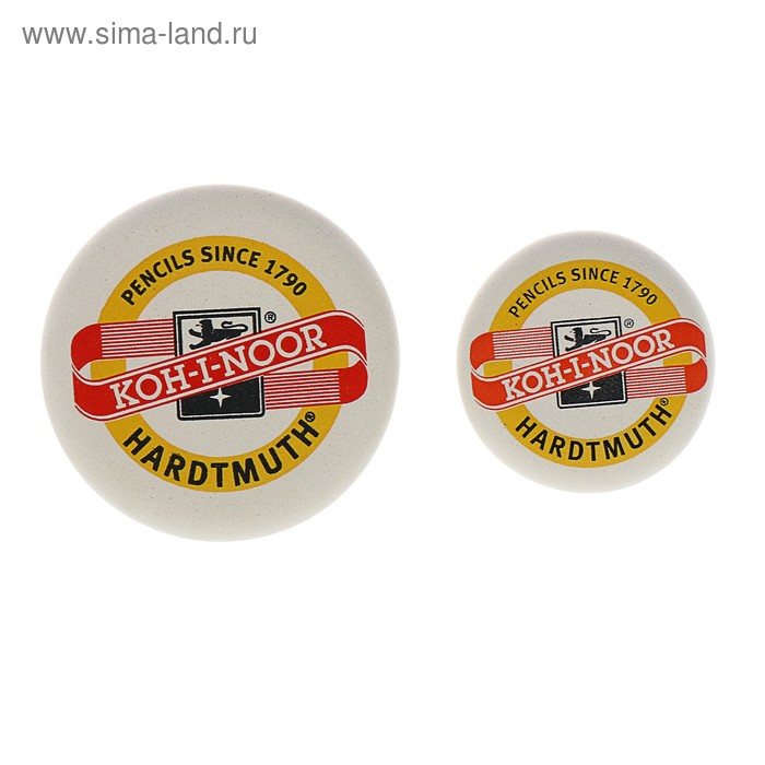 Набор ластиков 2 штуки Koh-I-Noor 6240, 6241, круглые, d=41; 52 мм
Набор ластиков 2 штуки Koh-I-Noor 6240, 6241, круглые, d=41; 52 мм