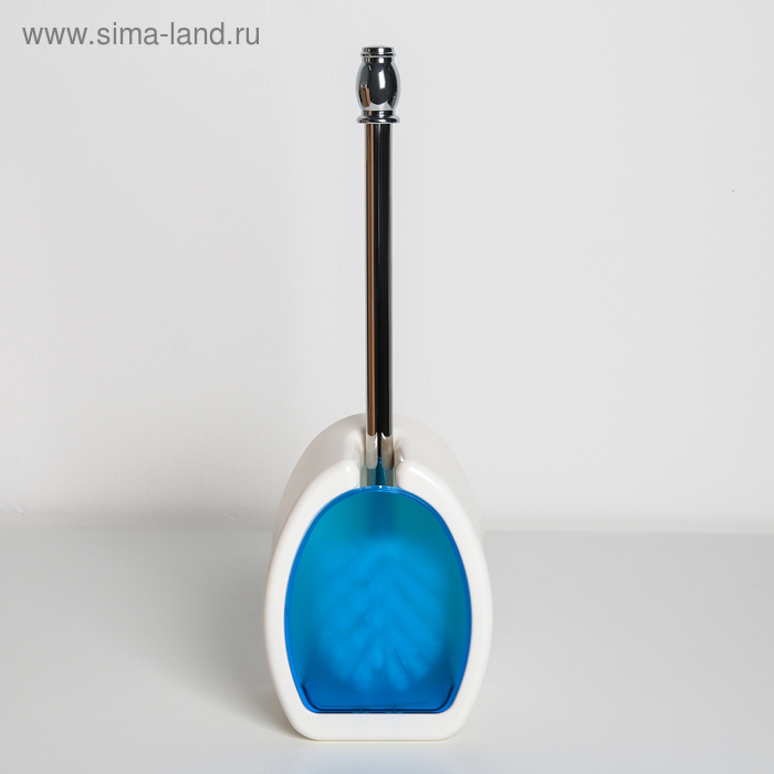 Ёрш для унитаза с подставкой «Лулу», 12×8,5×37 см, цвет белый/синий
Ёрш для унитаза с подставкой «Лулу», 12×8,5×37 см, цвет белый/синий