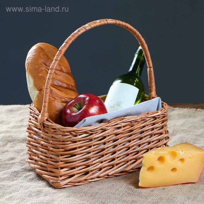 Корзина плетеная "Сюрприз", 28 х 18 х 31 см
Корзина плетеная "Сюрприз", 28 х 18 х 31 см