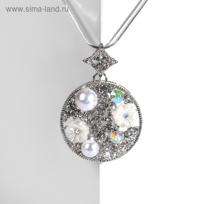 Кулон "Цветок" диск украшенный, цвет бело-бензиновый в серебре, L=93
Кулон "Цветок" диск украшенный, цвет бело-бензиновый в серебре, L=93