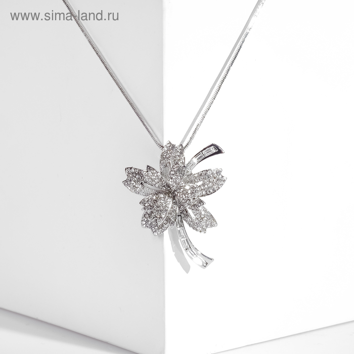 Кулон "Цветок" букет, цвет белый в серебре, L=94
Кулон "Цветок" букет, цвет белый в серебре, L=94