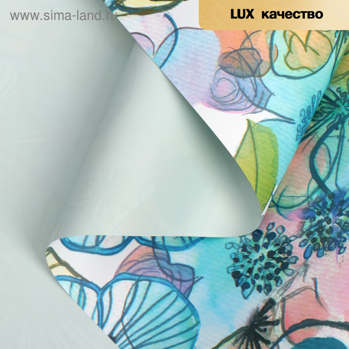 Пленка для цветов "Цветы", светло-зеленый, 58 см х 5 м 
Пленка для цветов "Цветы", светло-зеленый, 58 см х 5 м