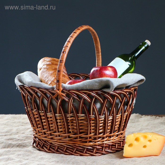 Корзина плетеная для пасхи, 43х33х41 см
Корзина плетеная для пасхи, 43х33х41 см