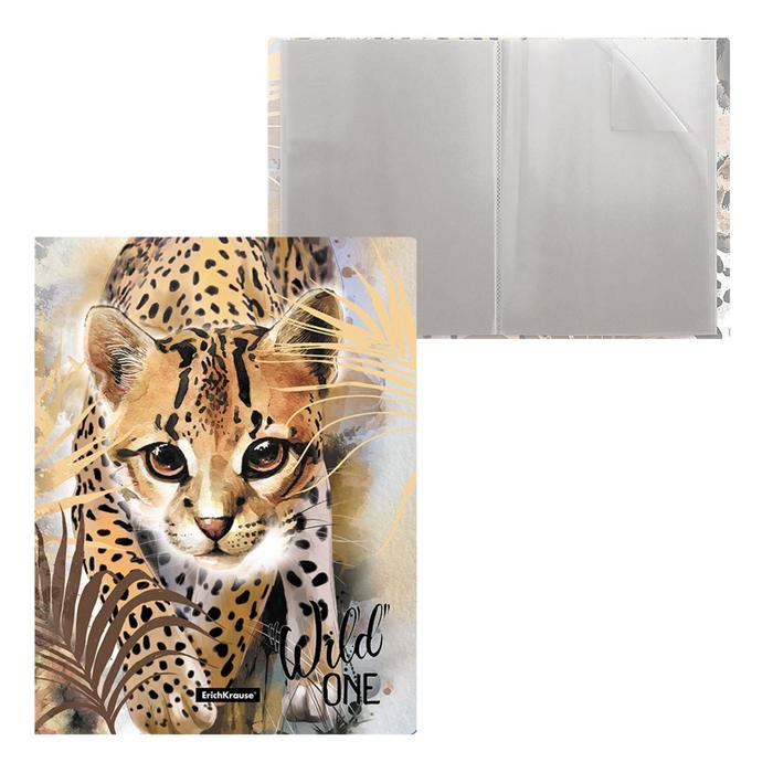 Папка с 20 вкладышами А4, 550 мкм, ErichKrause Wild Cat, термосварка, с рисунком
Папка с 20 вкладышами А4, 550 мкм, ErichKrause Wild Cat, термосварка, с рисунком