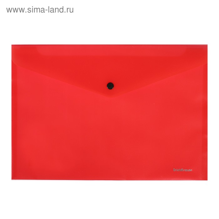 Папка-конверт на кнопке А4, 140 мкм, ErichKrause Fizzy Classic, непрозрачная, красная
Папка-конверт на кнопке А4, 140 мкм, ErichKrause Fizzy Classic, непрозрачная, красная