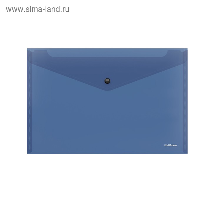 Папка-конверт на кнопке А4, 160 мкм, ErichKrause Glossy Classic, глянцевая, полупрозрачная, синяя
Папка-конверт на кнопке А4, 160 мкм, ErichKrause Glossy Classic, глянцевая, полупрозрачная, синяя