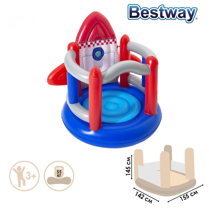 Батут надувной «Ракета», 155 х 142 х 145 см, 52286 Bestway
Батут надувной «Ракета», 155 х 142 х 145 см, 52286 Bestway