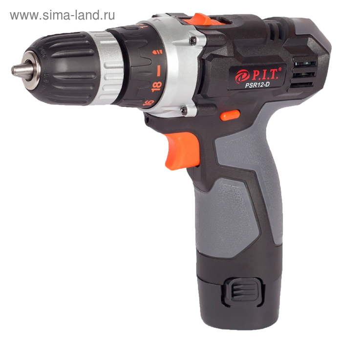 Дрель-шуруповерт P.I.T. PSR 12-D, 12 В, 2х1.5 Ач, Li-Ion, 350/1350 об/мин, 20 Нм, БЗП 10 мм 484199
Дрель-шуруповерт P.I.T. PSR 12-D, 12 В, 2х1.5 Ач, Li-Ion, 350/1350 об/мин, 20 Нм, БЗП 10 мм 484199