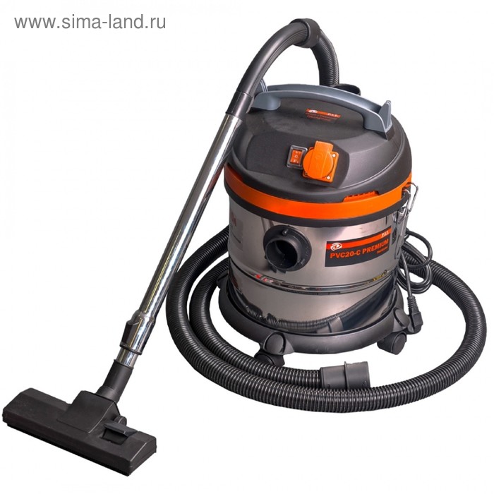 Строительный пылесос P.I.T. PVC20-C, нержавеющий корпус, 1.5 кВт, 20 л, подк. инструмента
Строительный пылесос P.I.T. PVC20-C, нержавеющий корпус, 1.5 кВт, 20 л, подк. инструмента