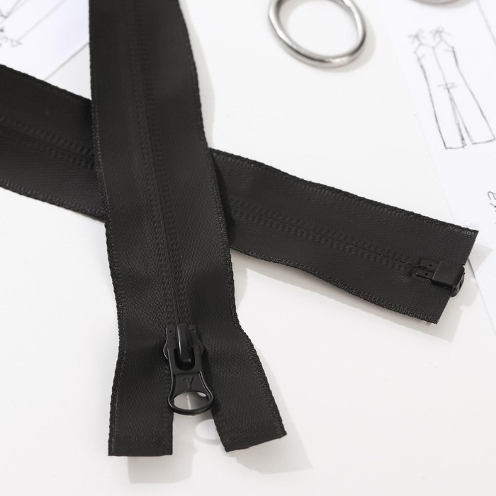 Молния потайная, №5, разъёмная, замок автомат, 70 см, водонепроницаемая, цвет чёрный
Молния потайная, №5, разъёмная, замок автомат, 70 см, водонепроницаемая, цвет чёрный