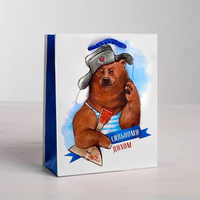 Пакет ламинированный вертикальный «Сильному духом», M 30 × 26 × 9 см
Пакет ламинированный вертикальный «Сильному духом», M 30 × 26 × 9 см