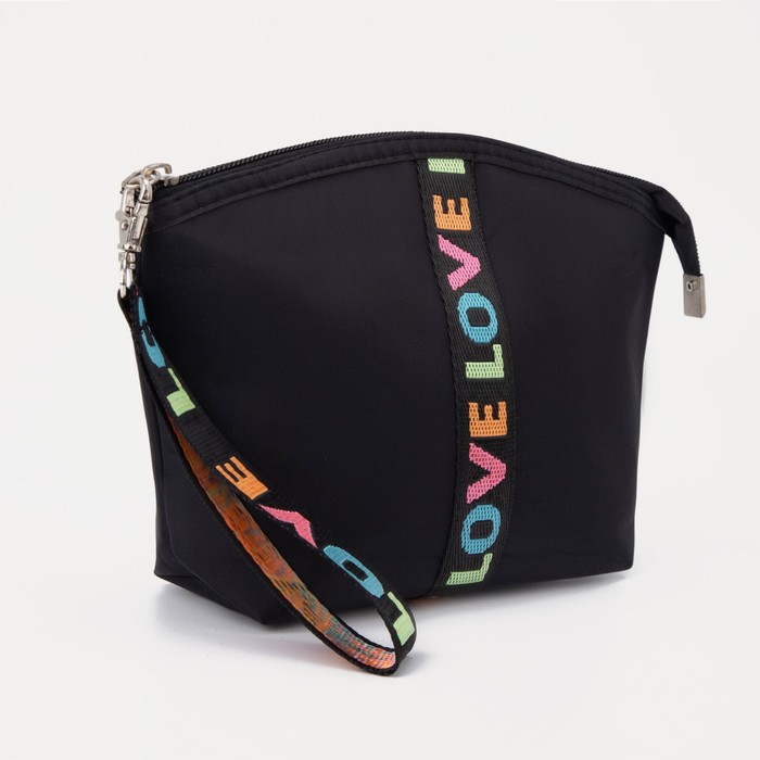 Косметичка на молнии, цвет чёрный
Косметичка на молнии, цвет чёрный