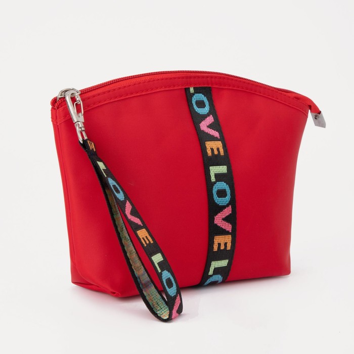 Косметичка на молнии, цвет красный
Косметичка на молнии, цвет красный