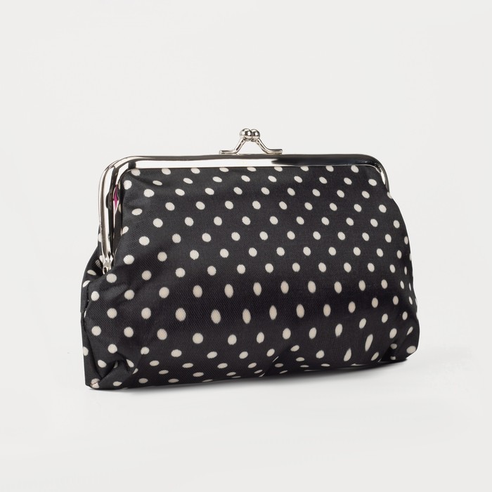 фото Косметичка на фермуаре, цвет чёрный