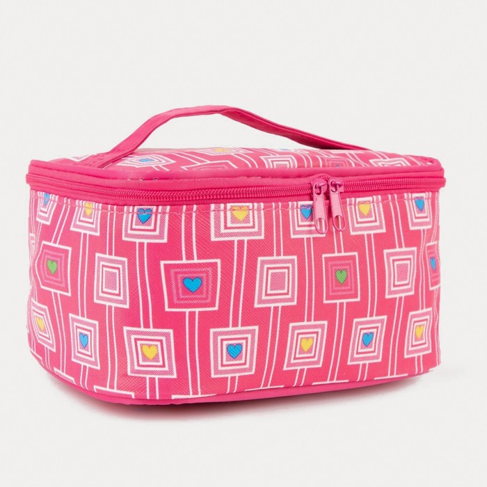 Косметичка на молнии, с зеркалом, цвет малиновый
Косметичка на молнии, с зеркалом, цвет малиновый