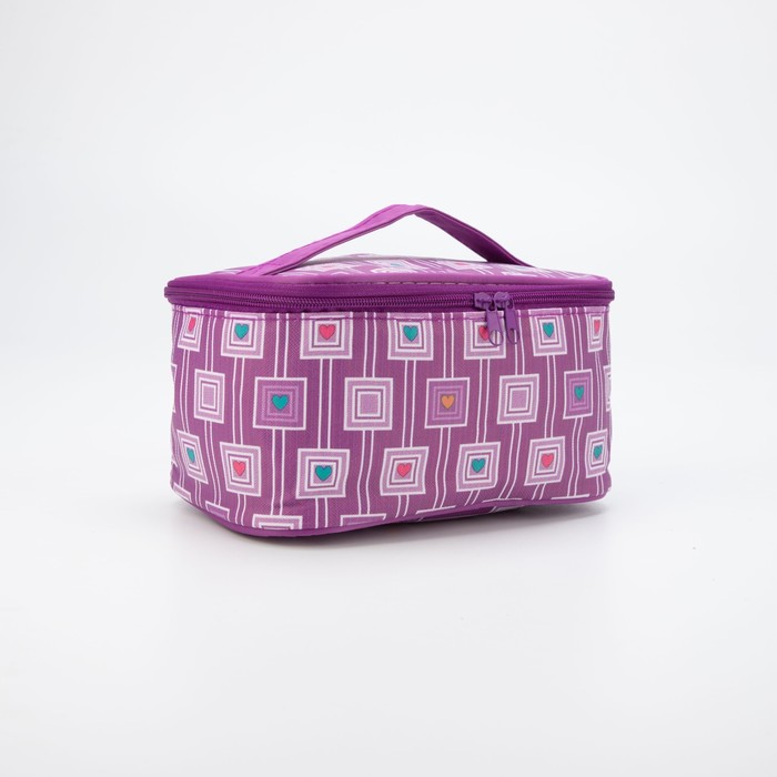 Косметичка на молнии, с зеркалом, цвет сиреневый
Косметичка на молнии, с зеркалом, цвет сиреневый